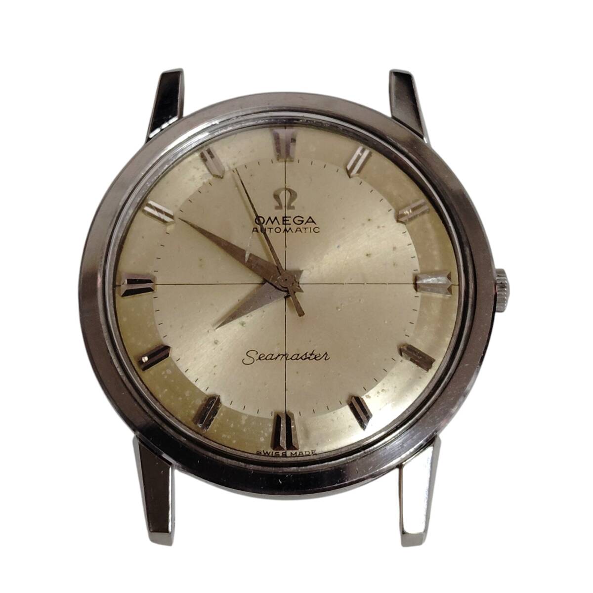 【中古品】 OMEGA オメガ Seamaster Ref.165.003 ノンデイト ゴールド 文字盤 自動巻き 腕時計 時計 本體のみ W87175RD