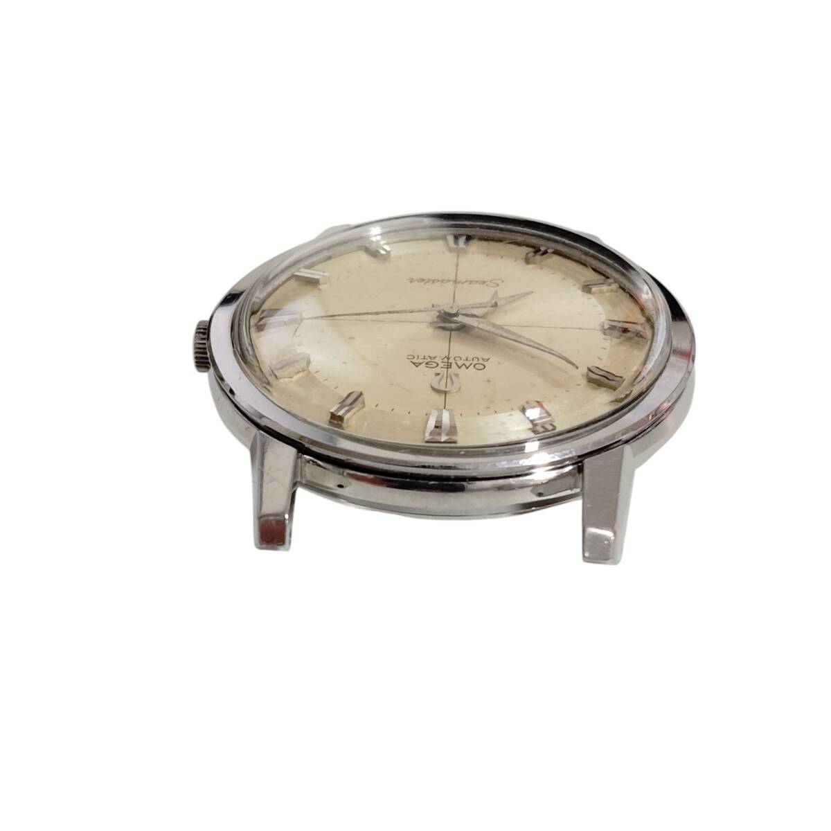 【中古品】 OMEGA オメガ Seamaster Ref.165.003 ノンデイト ゴールド 文字盤 自動巻き 腕時計 時計 本體のみ W87175RD