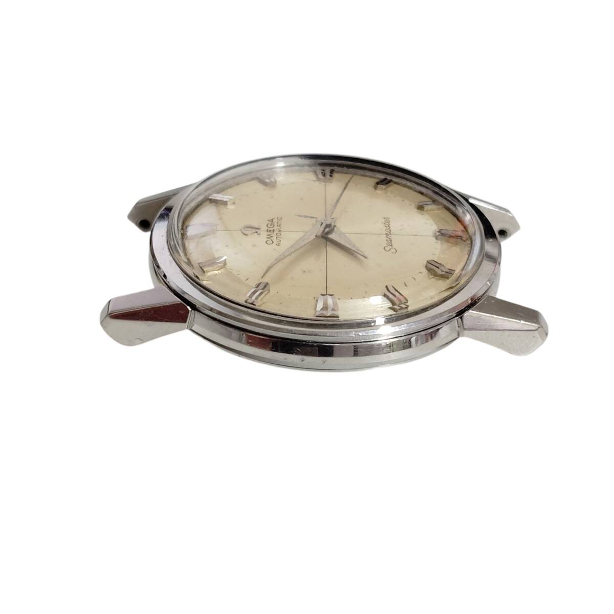 【中古品】 OMEGA オメガ Seamaster Ref.165.003 ノンデイト ゴールド 文字盤 自動巻き 腕時計 時計 本體のみ W87175RD