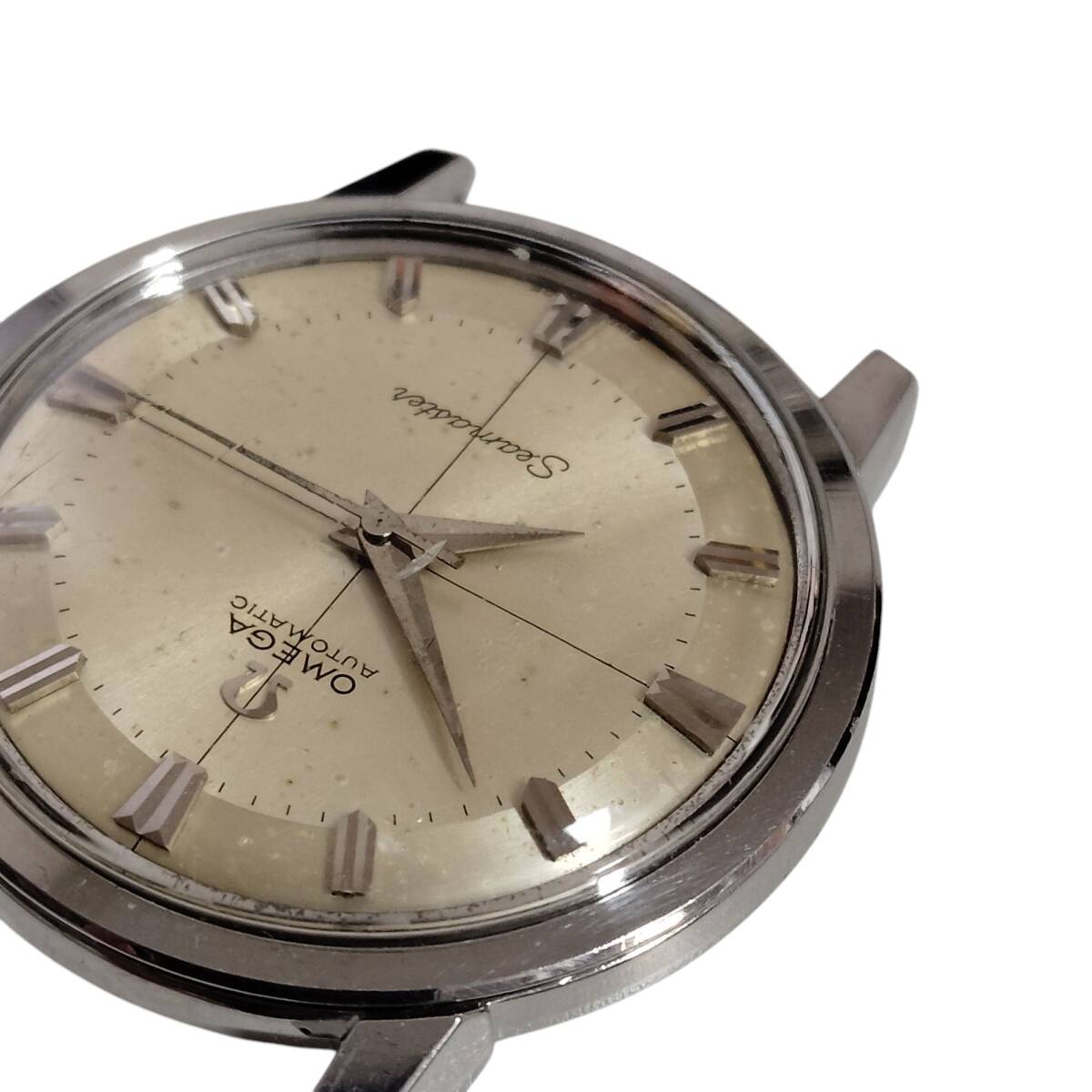 【中古品】 OMEGA オメガ Seamaster Ref.165.003 ノンデイト ゴールド 文字盤 自動巻き 腕時計 時計 本體のみ W87175RD