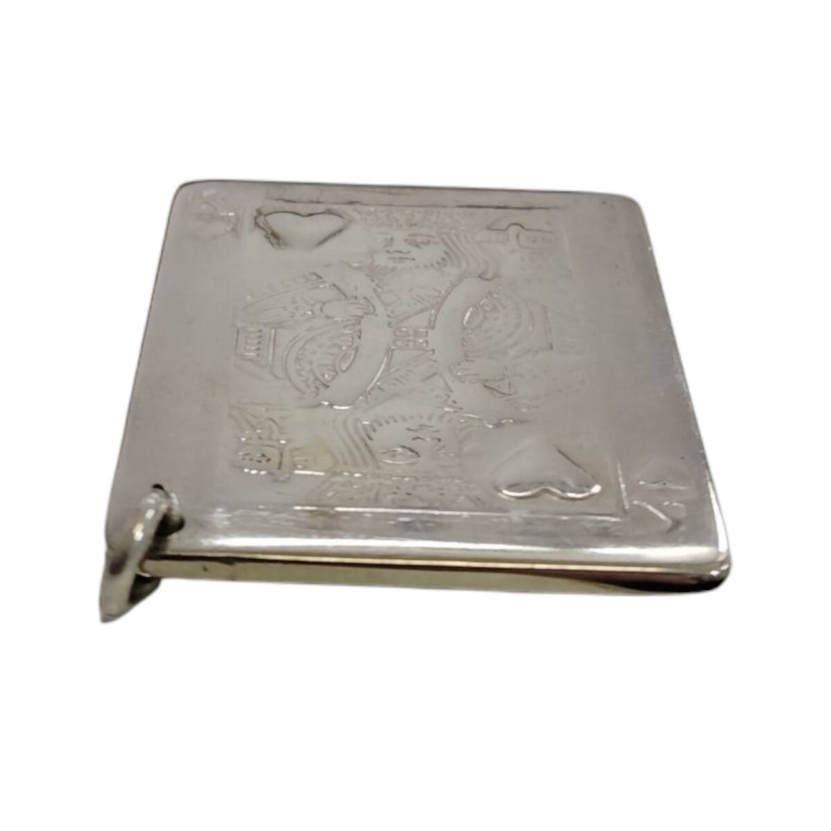 【中古品】 Tiffany トランプ キング SV925 ペンダント ゴールド ブランド 21.19g 刻印薄め 本体のみ S88182RD_画像1