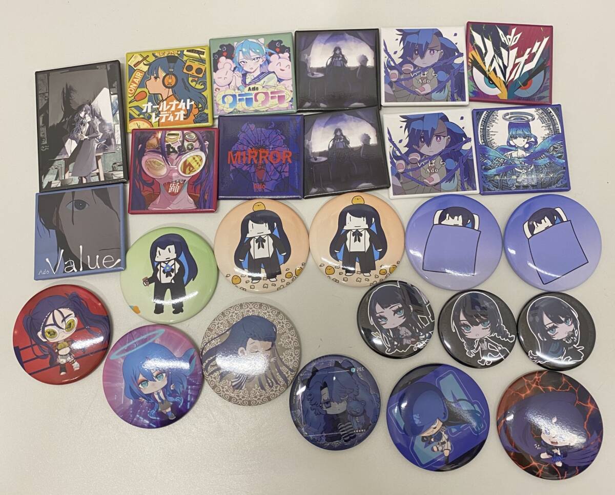 Ado 缶バッジ モナリザの横顔 マーズ 心臓 ツアーグッズ Wish 26