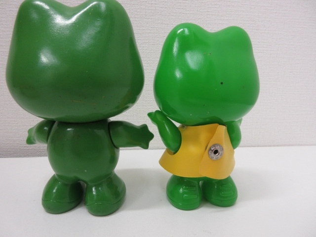当時物】コルゲンコーワ ケロちゃん ソフビ 人形 カエル