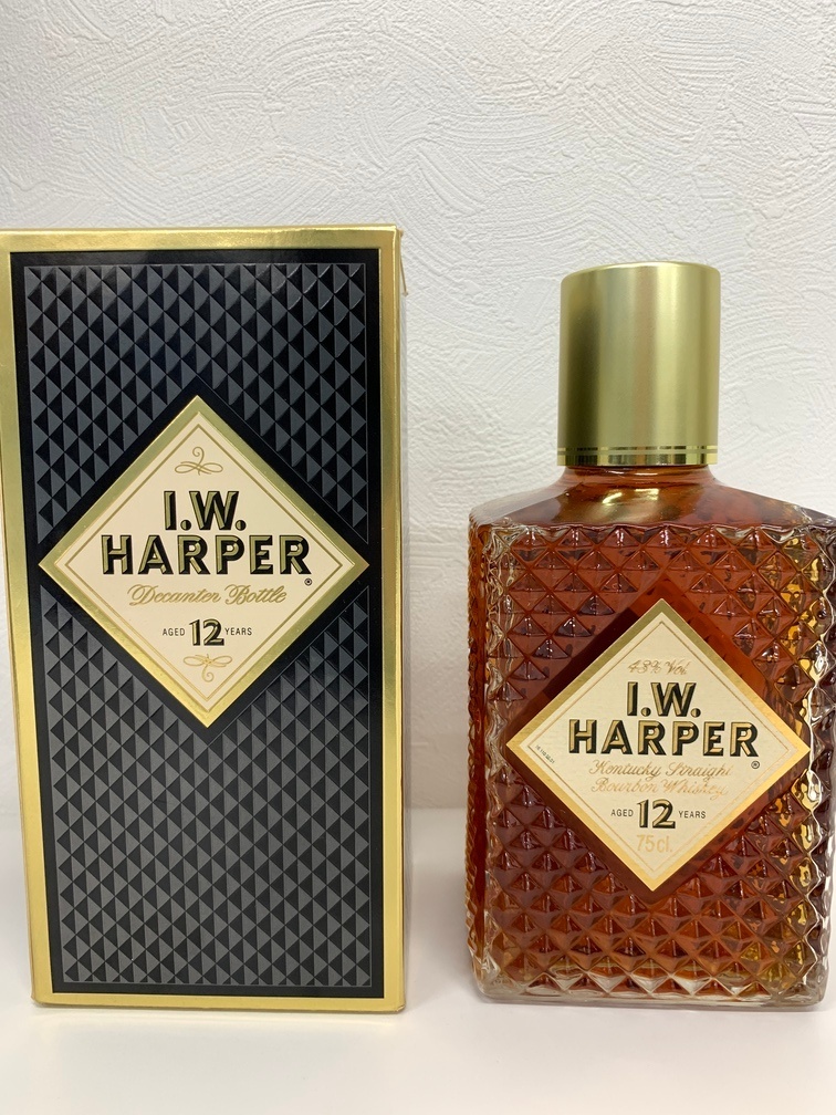 【未開栓】 I.W. HARPER I.W.ハーパー 12年 バーボン ウイスキー 750ml 43% AEY8171GI