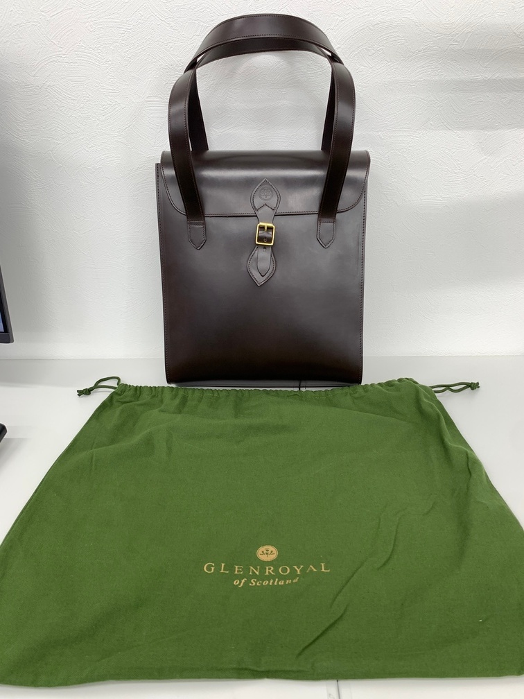 GLENROYAL Glenn Royal b ride ru кожа FLAP TOTE BAG большая сумка женский мужской сумка [ б/у ]GIY50732
