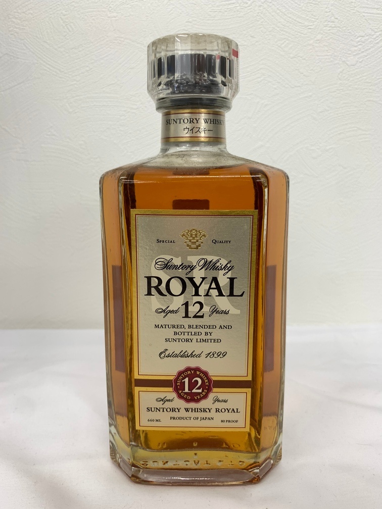 未開栓】 SUNTORY ROYAL サントリー ローヤル 12年 スリムボトル 未開栓】 SUNTORY ROYAL サントリー ローヤル 12年 スリムボトル