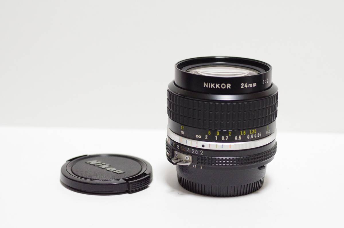 NIKON Nikon AI NIKKOR 24mm F2S одиночный подпалина пункт 