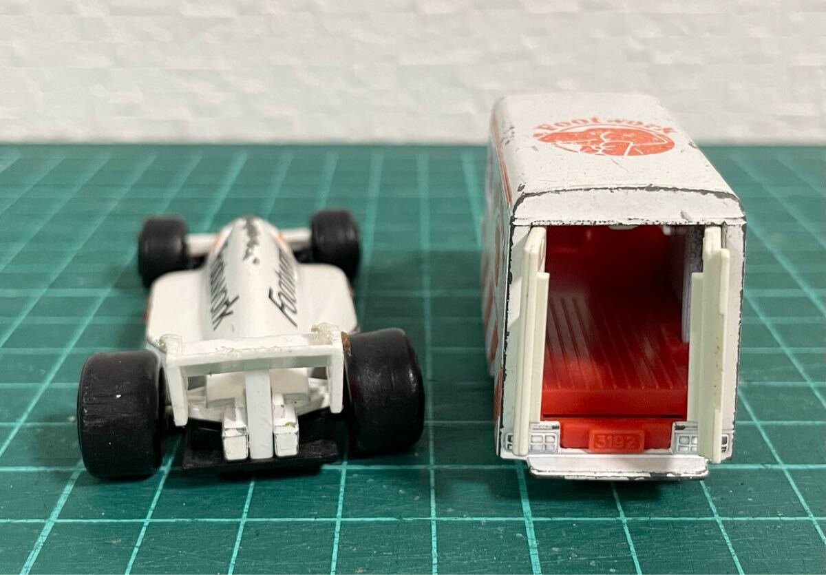 トミカ　フットワーク　ミニカー　2臺　F1 FA14 日本制　レアモデル　日本制 ISUZU HIPAC VAN Footwork 宅配便　いすゞハイパックバン