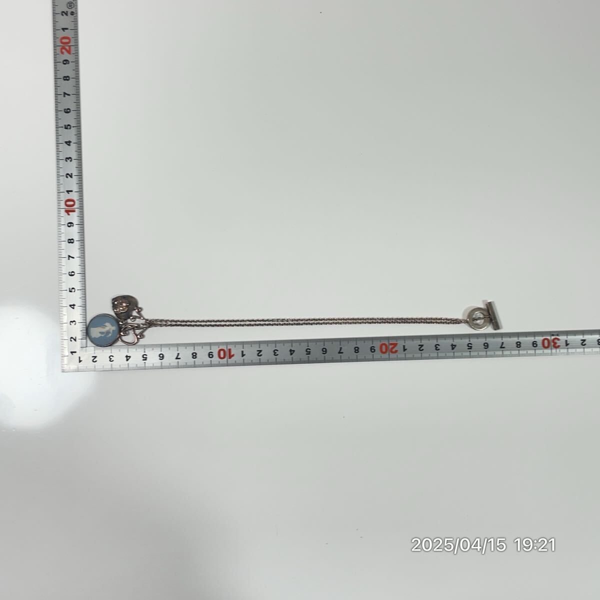 SILVER925 SV925 WEDGWOOD ウェッジウッド カメオ ハート ペンダント ネックレス アクセサリー 装飾品_画像7