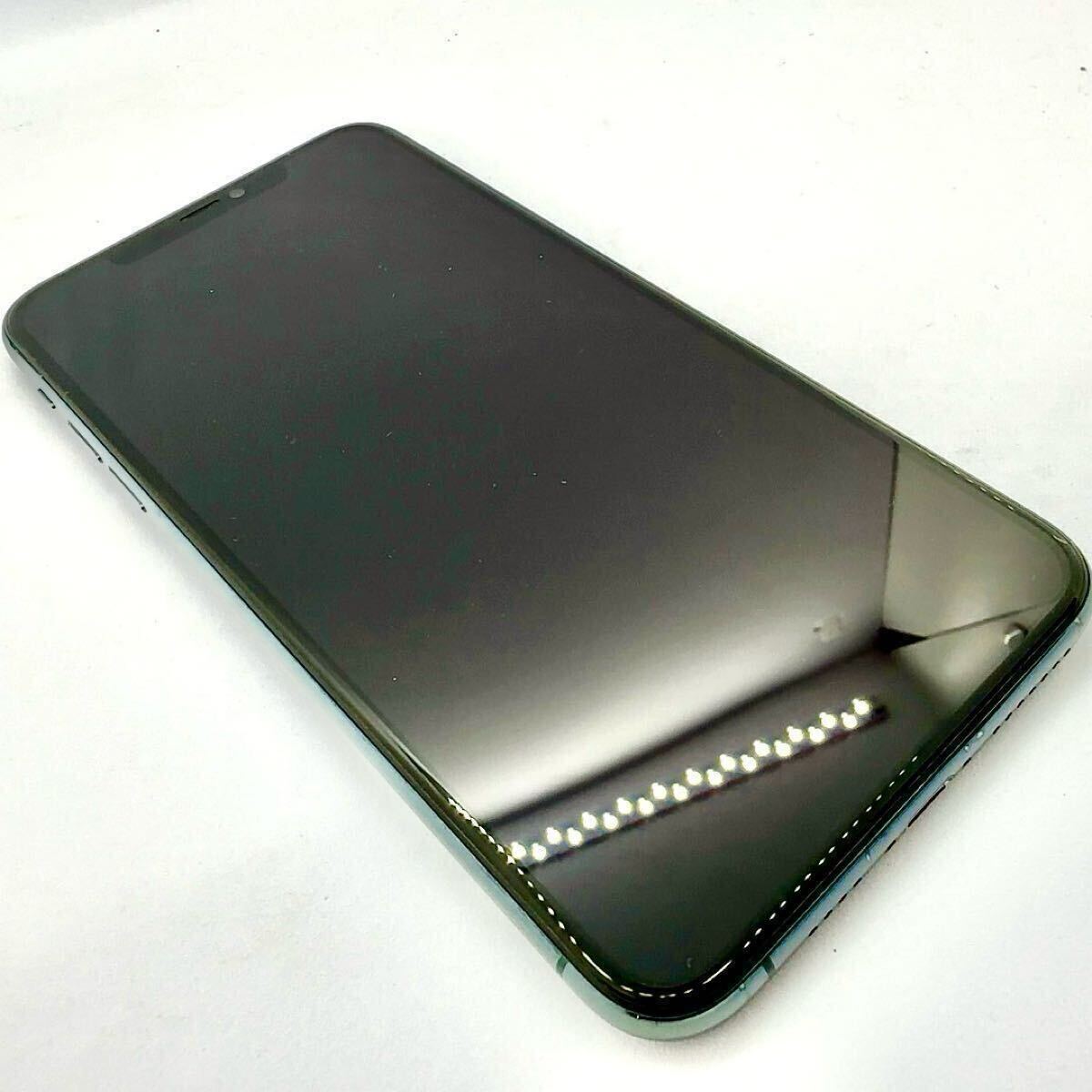 香港版 iPhone11 pro max 512GB ミッドナイトグリーン model A2220 SIMフリー デュアルSIM フレッシュバッテリー 初期化済み_画像7