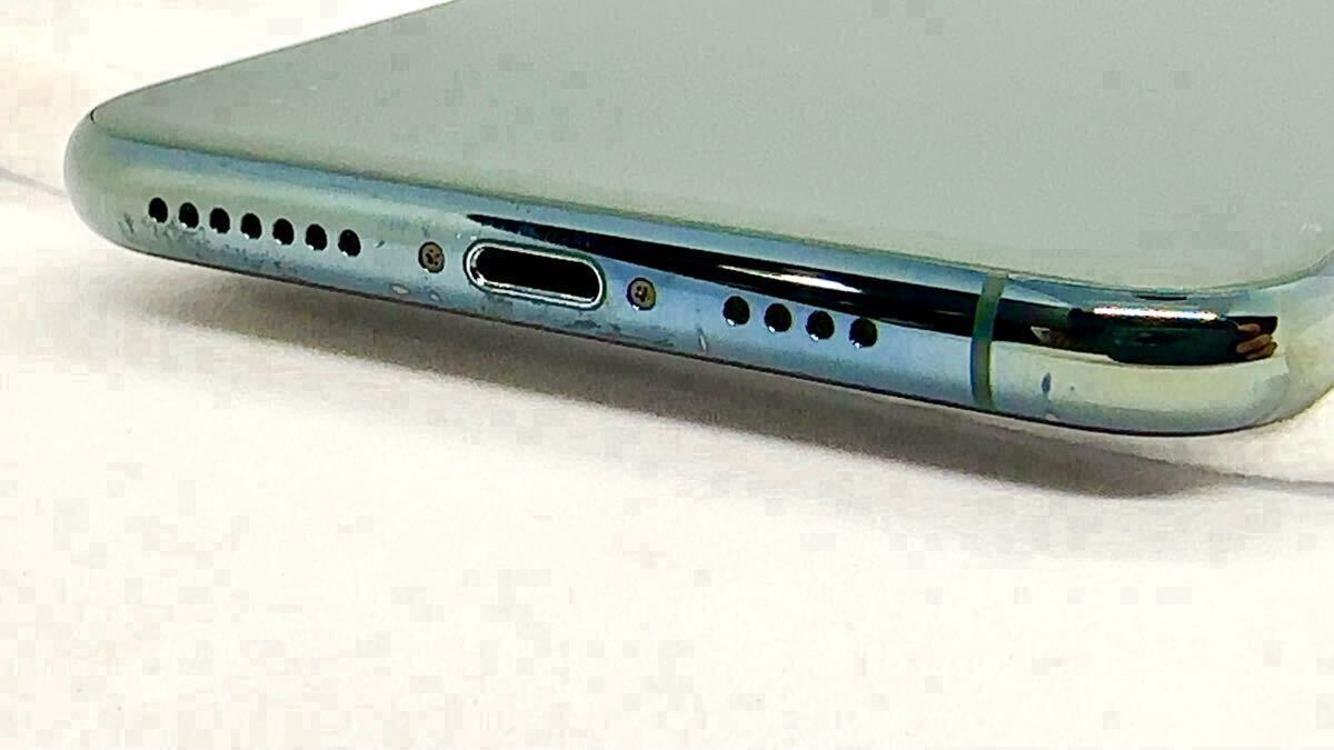 香港版 iPhone11 pro max 512GB ミッドナイトグリーン model A2220 SIMフリー デュアルSIM フレッシュバッテリー 初期化済み_画像4