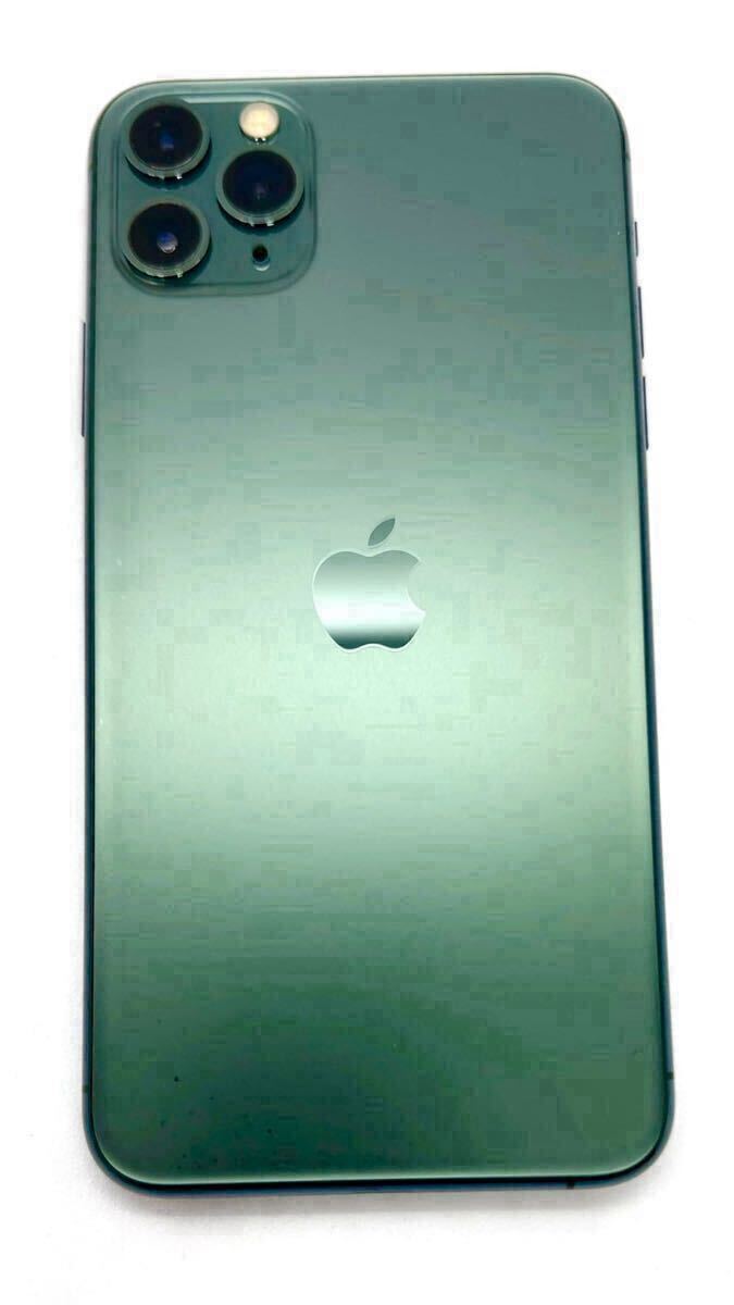 香港版 iPhone11 pro max 512GB ミッドナイトグリーン model A2220 SIMフリー デュアルSIM フレッシュバッテリー 初期化済み_画像2