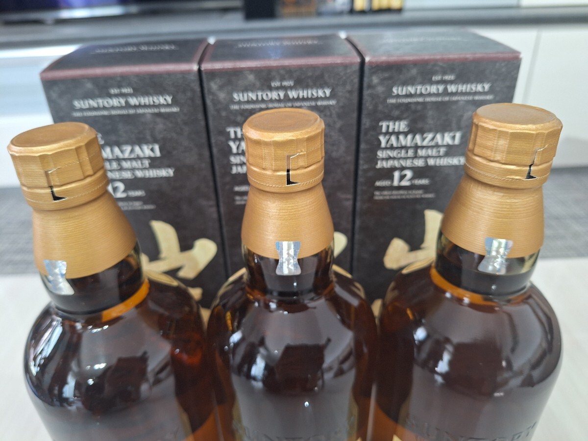 ☆山崎12年 ウイスキー 100周年記念ラベル 3本セット 新品未開封 ☆山崎12年 ウイスキー 100周年記念ラベル 3本セット 新品未開封