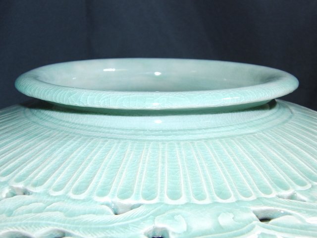 今月のお買い得品 CD-133 高麗青磁 「辰砂牡丹文大壷」 玄作 扶 今月のお買い得品 CD-133 高麗青磁 「辰砂牡丹文大壷」 玄作 扶