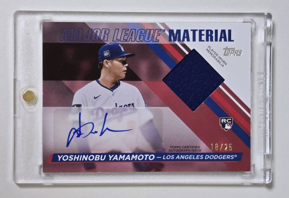 山本由伸) 18/25 2024 Topps Update Yoshinobu Yamamoto Jersey 山本由伸) 18/25 2024 Topps Update Yoshinobu Yamamoto Jersey