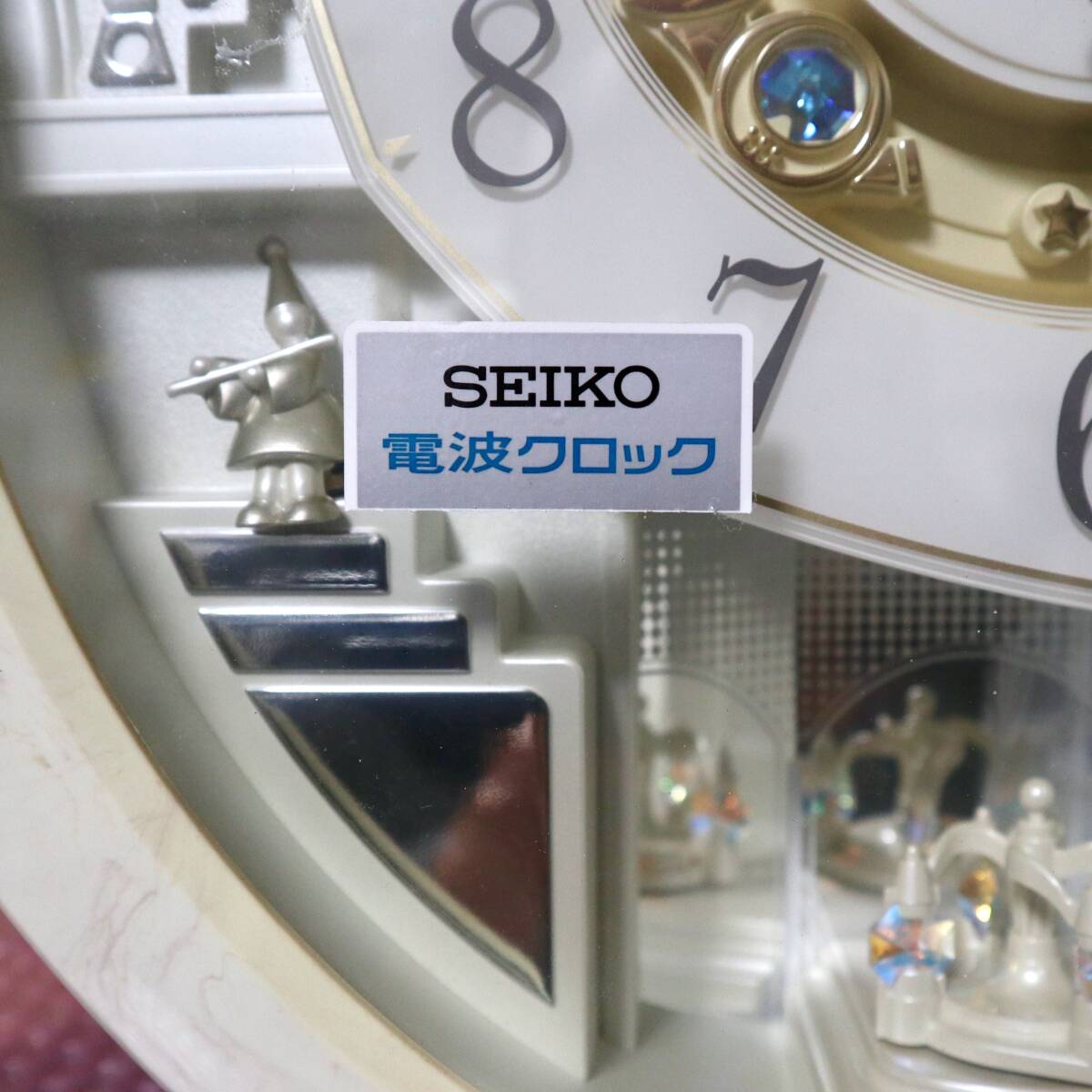 □割れあり□SEIKO セイコー・電波からくり時計 RE576A □割れあり□SEIKO セイコー・電波からくり時計 RE576A