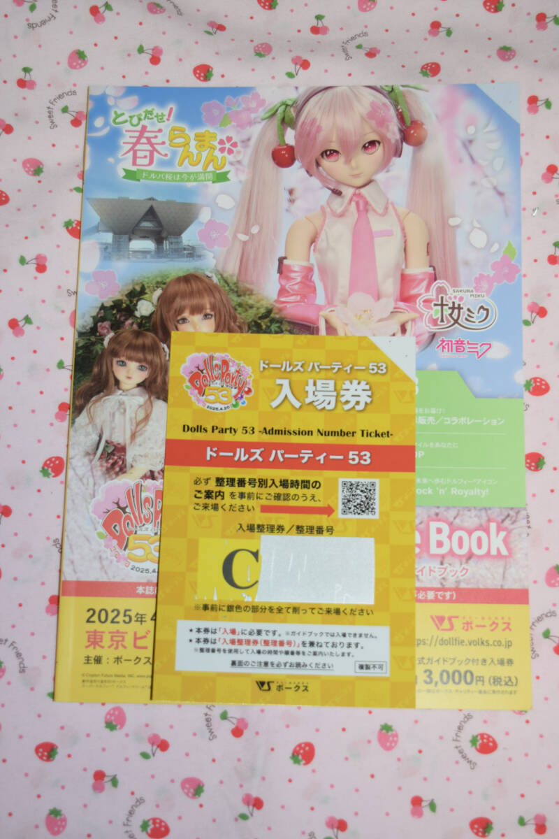 ドルパ53 公式ガイドブック 入場整理券 整理番号 Cグループ 入場 ドルパ53 公式ガイドブック 入場整理券 整理番号 Cグループ 入場