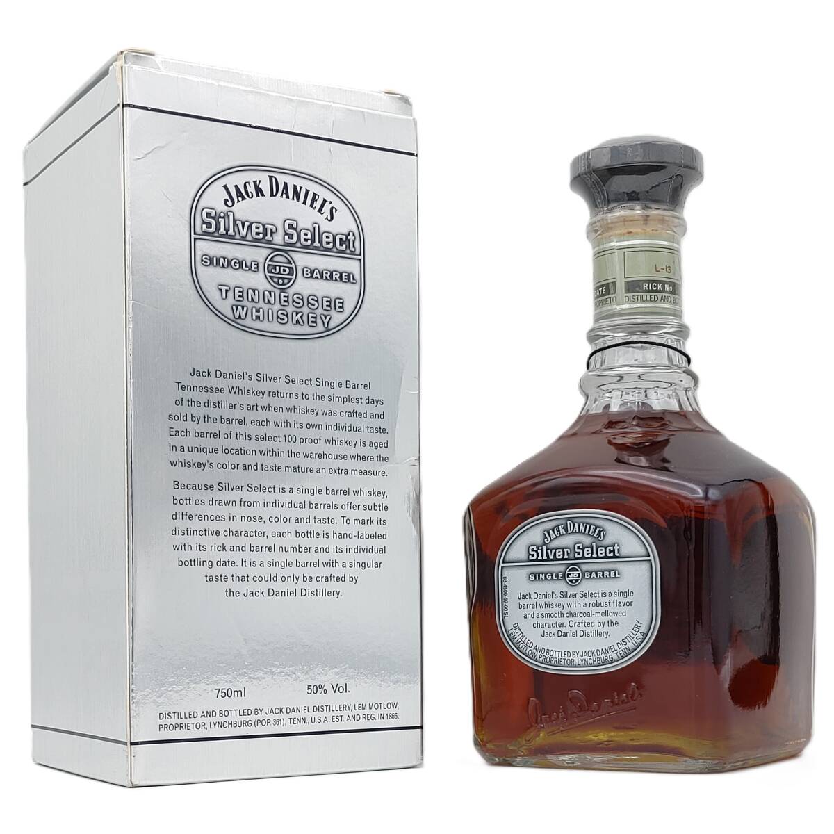 JACK DANIEL'S Silver Select SINGLE BARREL TENNESSEE WHISKEY JACK DANIEL'S Silver Select SINGLE BARREL TENNESSEE WHISKEY