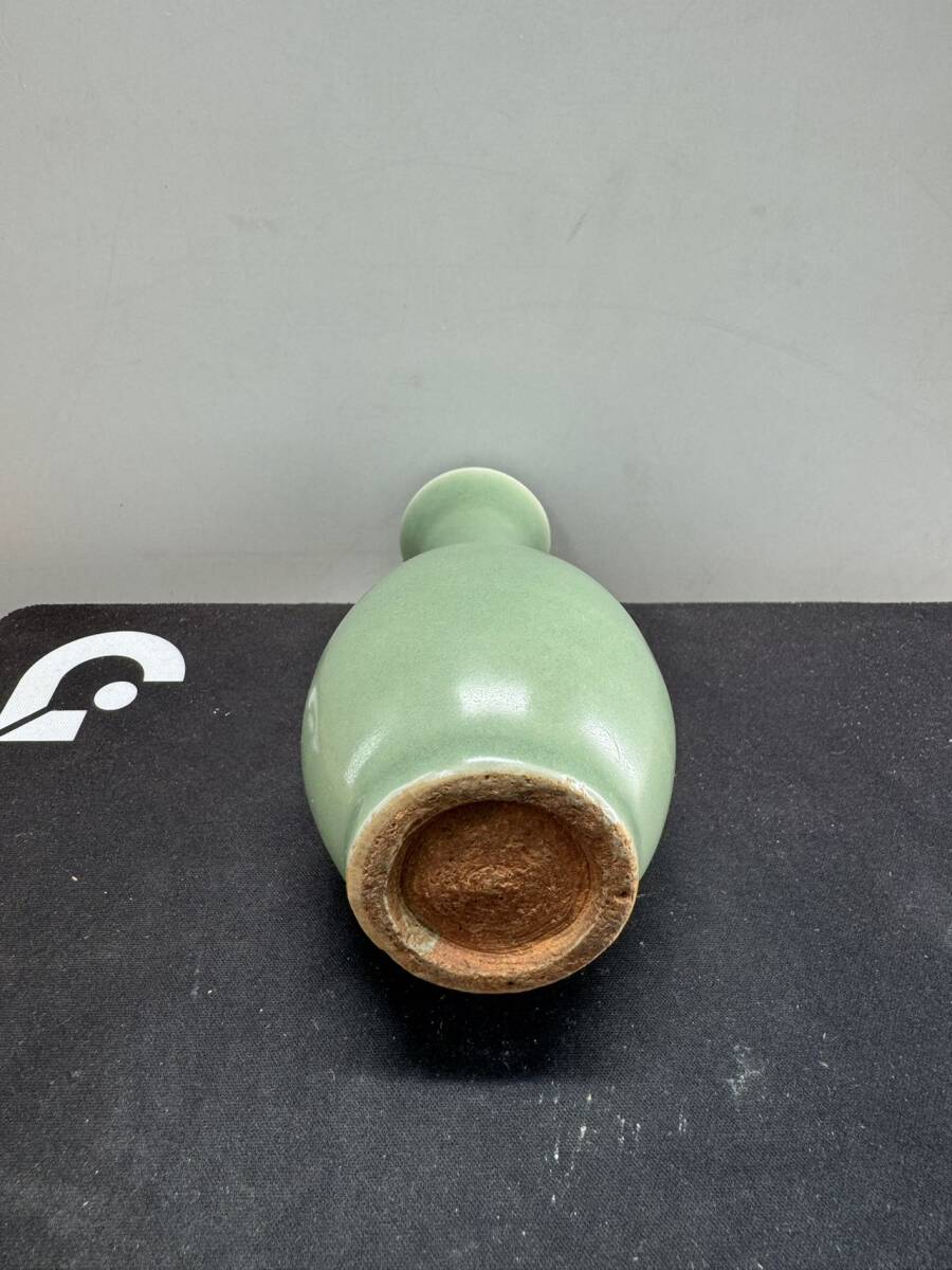 中国古玩 龍泉窯 青磁 花瓶 壺 唐物 時代物 一輪挿し 香道具 中国古玩 龍泉窯 青磁 花瓶 壺 唐物 時代物 一輪挿し 香道具