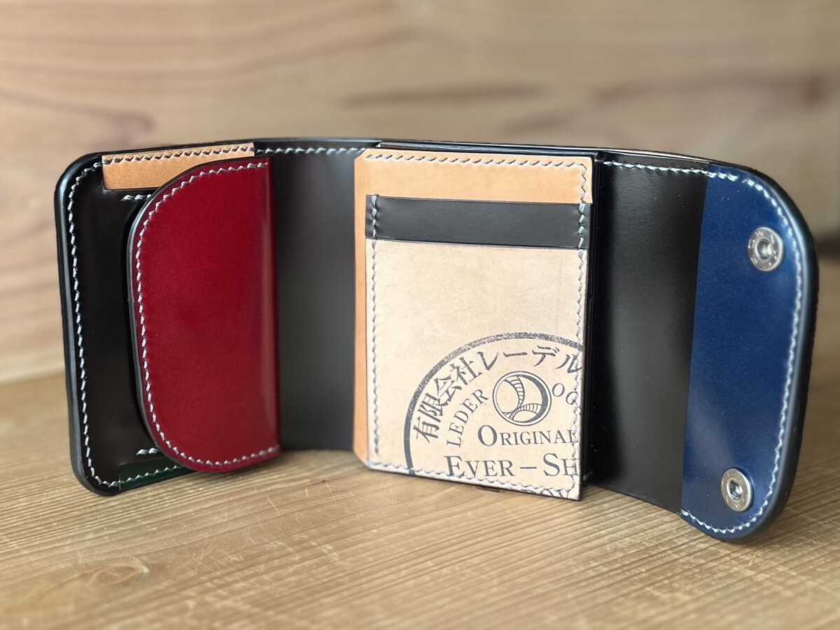 オールコードバンウォレット総手縫い・レーデルオガワコードバン オールコードバンウォレット総手縫い・レーデルオガワコードバン