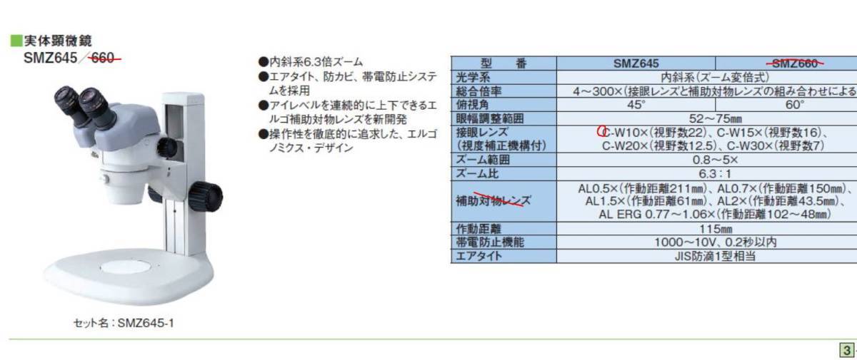 送料込みです NIKON ズーム式実体顕微鏡SMZ-645 6 3倍ズーム 送料込みです NIKON ズーム式実体顕微鏡SMZ-645 6 3倍ズーム