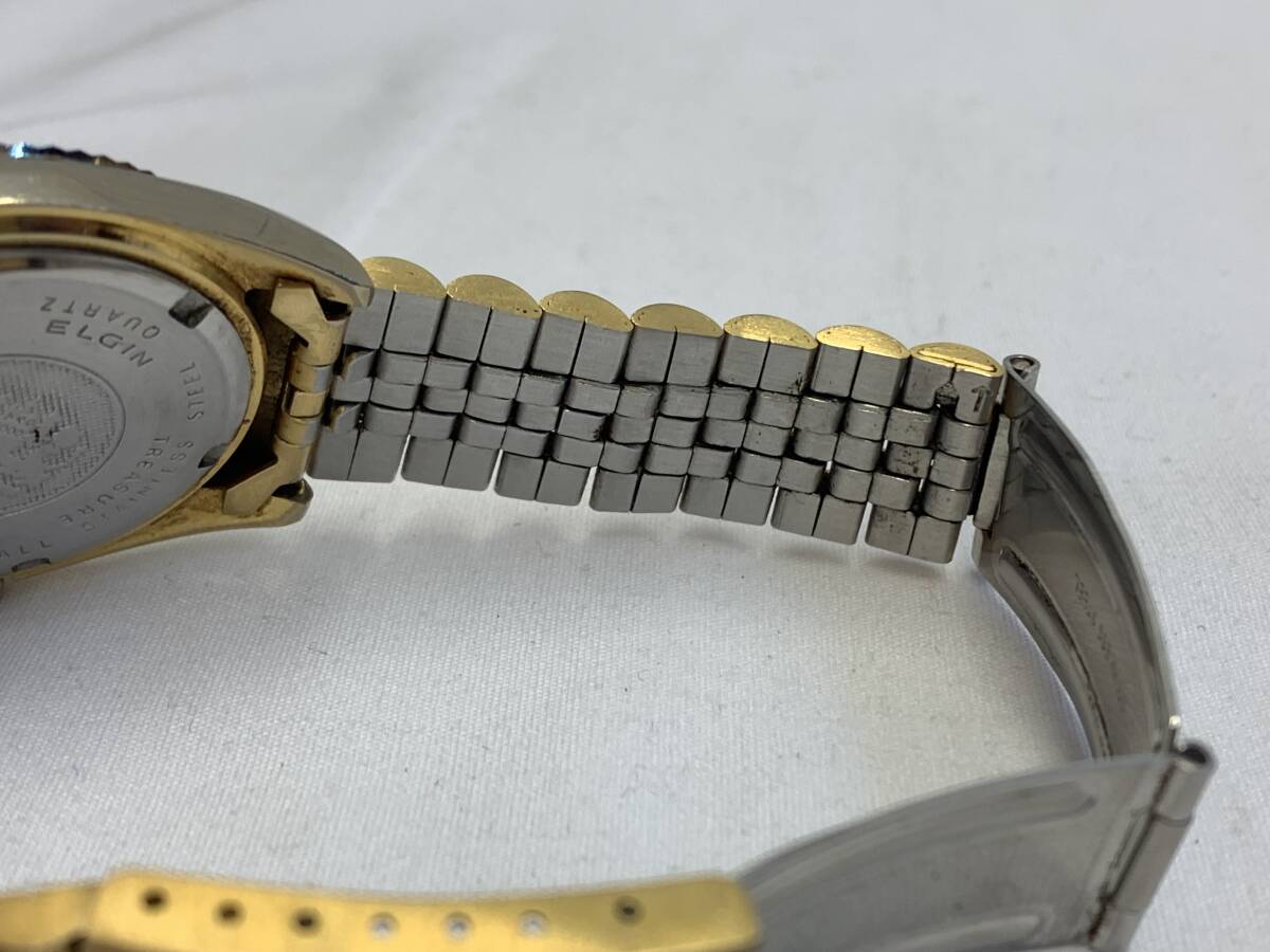 ▽ 稼働品 電池交換済み ELGIN エルジン FK-594-S 腕時計 FINE ▽ 稼働品 電池交換済み ELGIN エルジン FK-594-S 腕時計 FINE