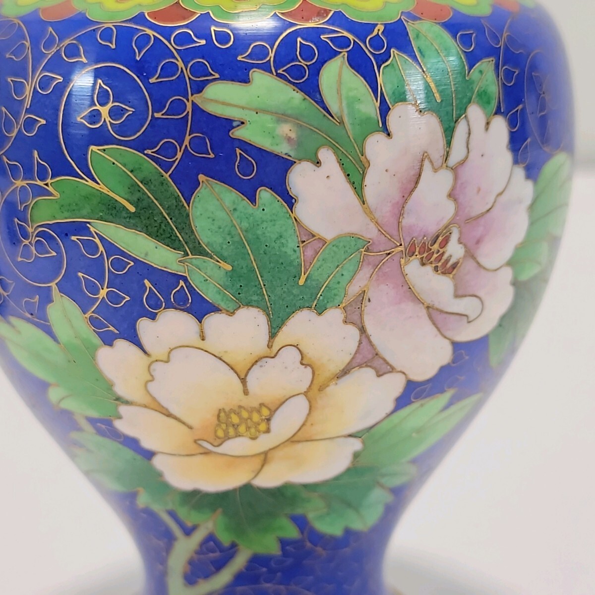 七宝焼 七宝花瓶 花入 時代 花器 中国古玩 時代品 時代物 骨董品 七宝焼 七宝花瓶 花入 時代 花器 中国古玩 時代品 時代物 骨董品