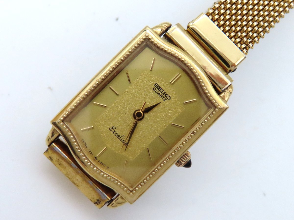 1円 セイコー(SEIKO) 1221-5170 エクセリーヌ 14K/GP/SS 1円 セイコー(SEIKO) 1221-5170 エクセリーヌ 14K/GP/SS