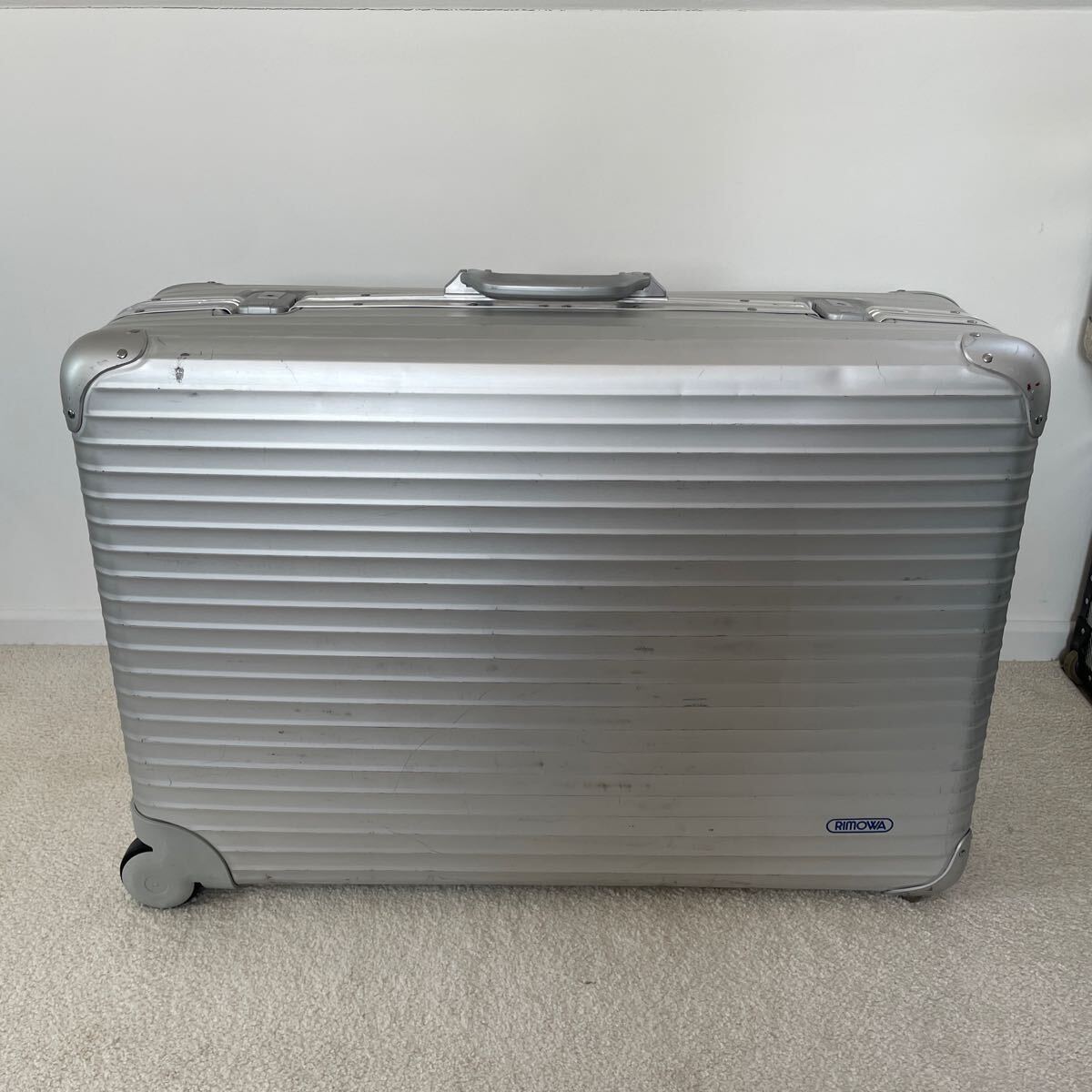 RIMOWA TOPAS 『JUMBO』 Vintage アルミ プルタブ2輪 104L Made RIMOWA TOPAS 『JUMBO』 Vintage アルミ プルタブ2輪 104L Made