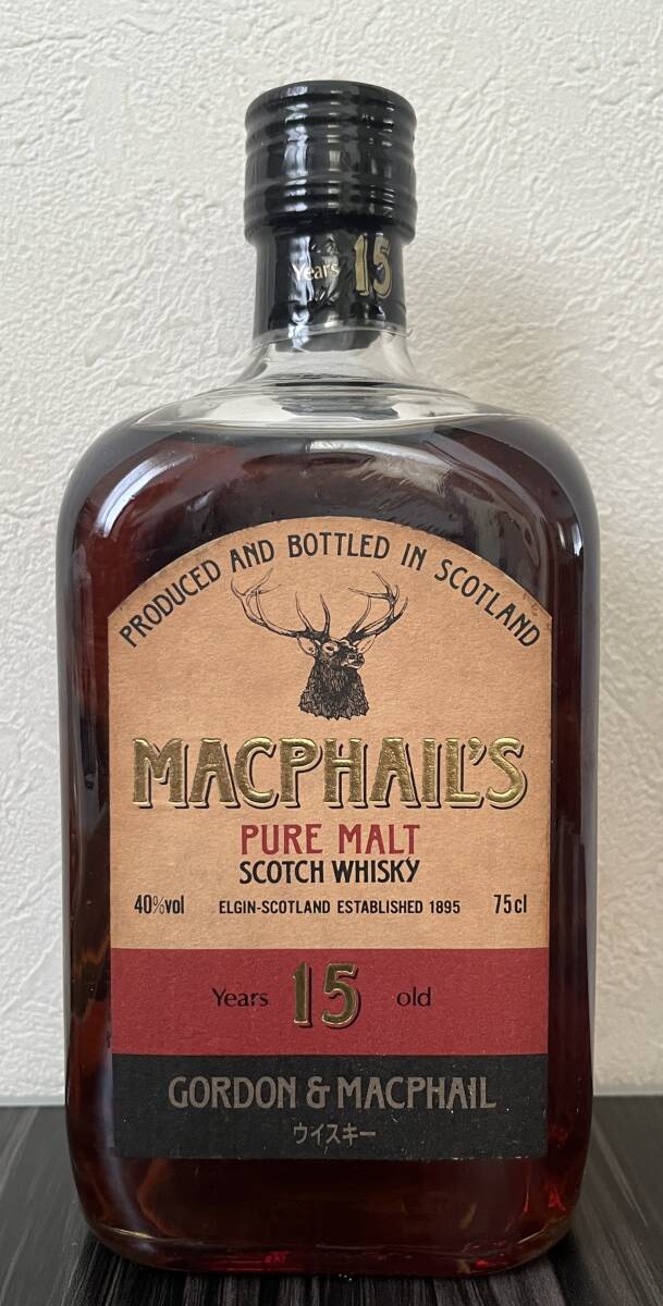 マクファイルズ 15年 ピュアモルト MACPHAIL'S 750ml 40 マクファイルズ 15年 ピュアモルト MACPHAIL'S 750ml 40