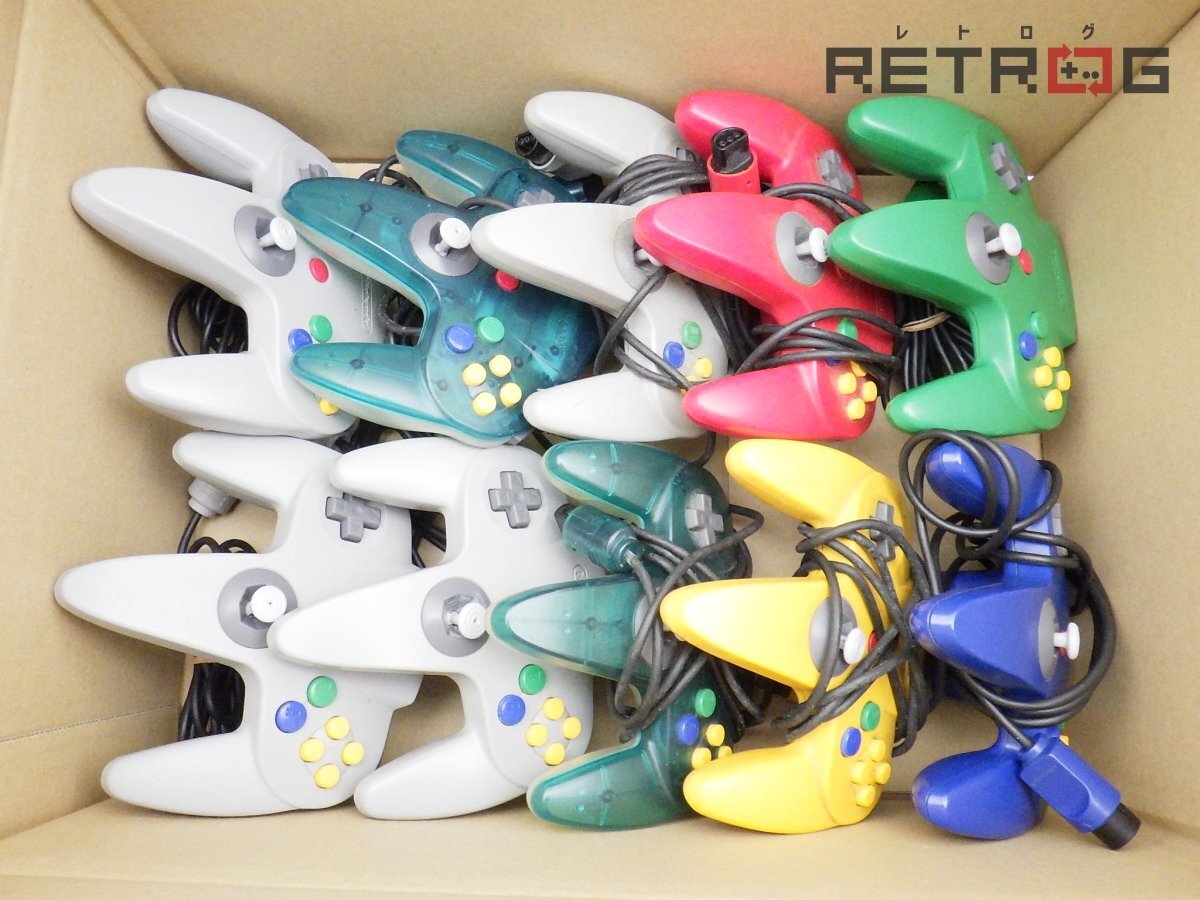 ジャンク】ニンテンドー64 コントローラーセット 10個 N64 ジャンク】ニンテンドー64 コントローラーセット 10個 N64