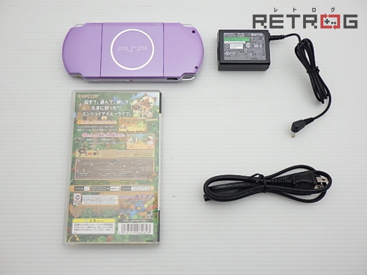 箱付き】【ジャンク】PSP本体 はじめようアイルー村パック(PSP 箱付き】【ジャンク】PSP本体 はじめようアイルー村パック(PSP