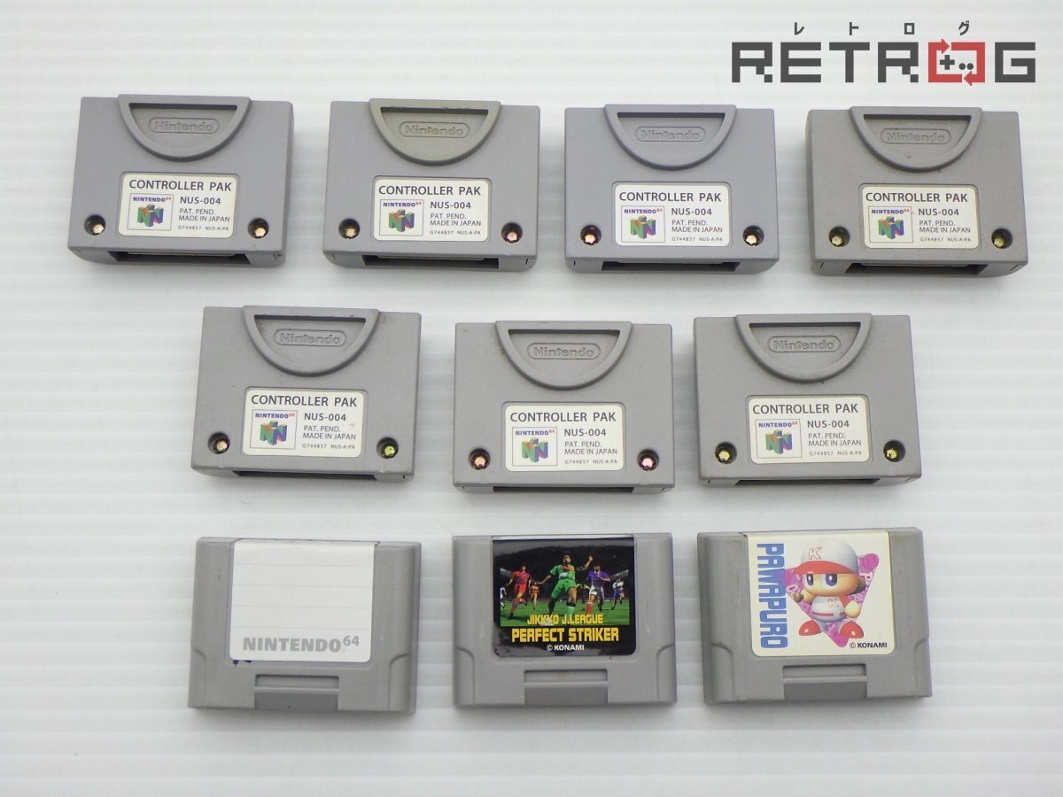 N64 コントローラーパックセット 10個 N64 ニンテンドー64(本体 N64 コントローラーパックセット 10個 N64 ニンテンドー64(本体