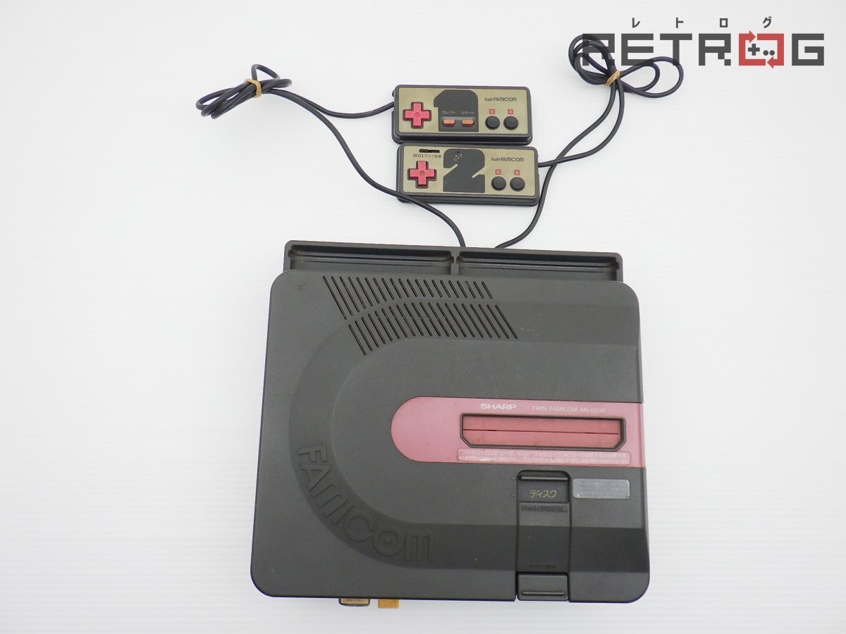 ジャンク】ツインファミコン本体(黒:初期型/AN-500B ジャンク】ツインファミコン本体(黒:初期型/AN-500B