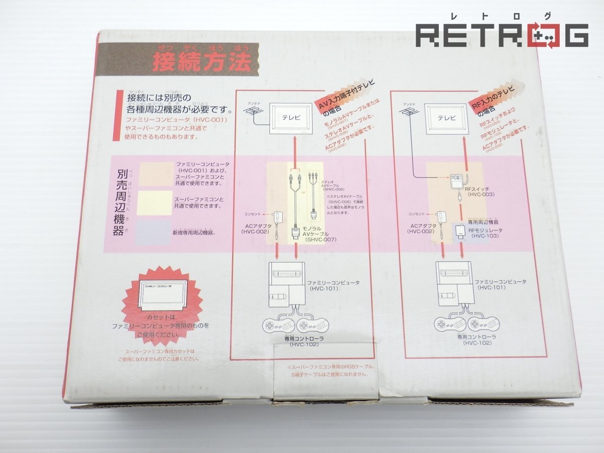 箱付き】【動作品】ニューファミコン本体(HVC-101) ファミコン 箱付き】【動作品】ニューファミコン本体(HVC-101) ファミコン