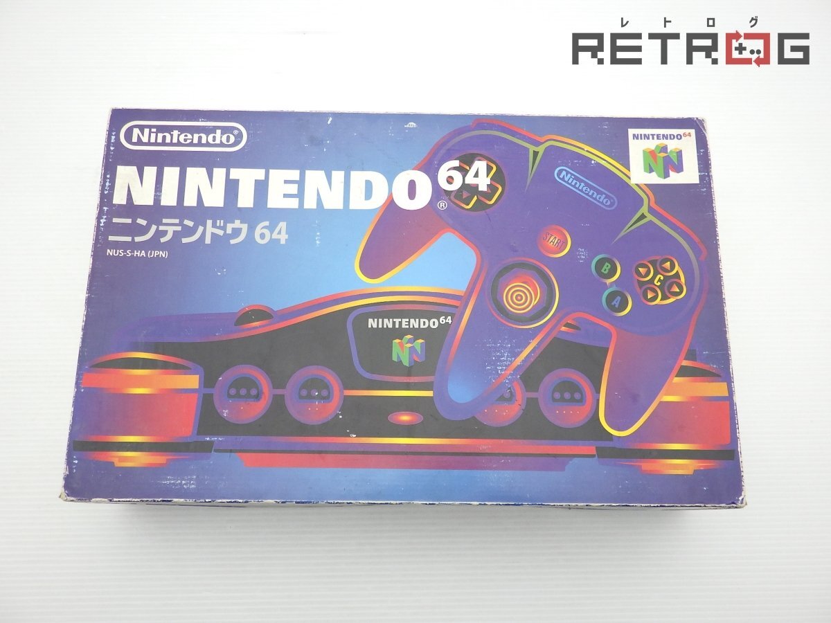 箱付き】【動作品】ニンテンドウ64本体(NUS-001) N64 箱付き】【動作品】ニンテンドウ64本体(NUS-001) N64