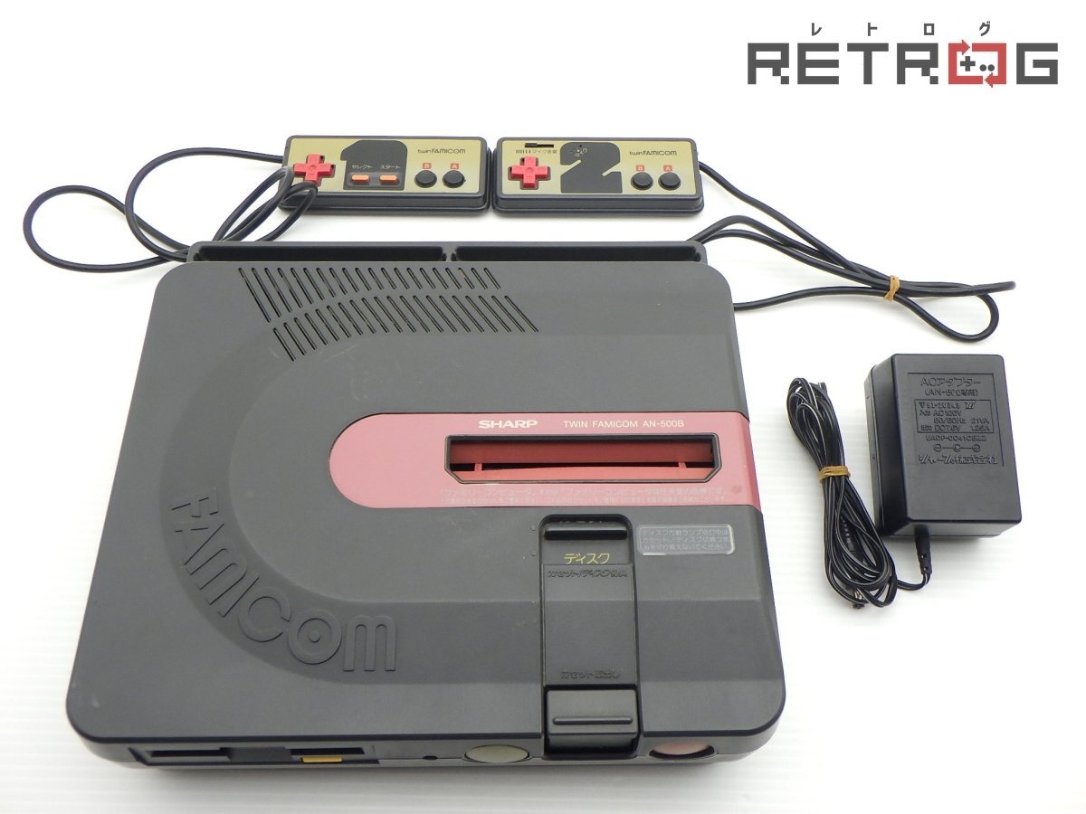 ジャンク】ツインファミコン本体(黒:初期型/AN-500B ジャンク】ツインファミコン本体(黒:初期型/AN-500B