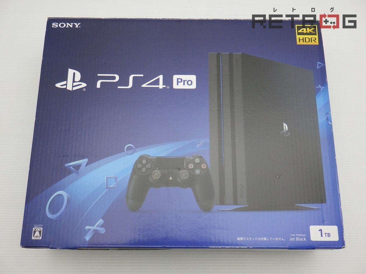 箱付き】【動作品】PlayStation4 Pro CUH-7100BB01 ジェット 箱付き】【動作品】PlayStation4 Pro CUH-7100BB01 ジェット