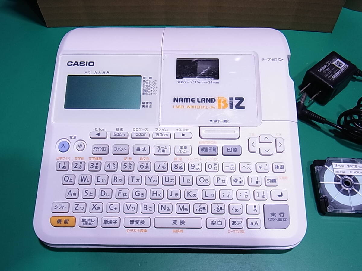 CASIO NAME LAND BIZ LABEL WRITER カシオ ラベルライター KL-M7 CASIO NAME LAND BIZ LABEL WRITER カシオ ラベルライター KL-M7