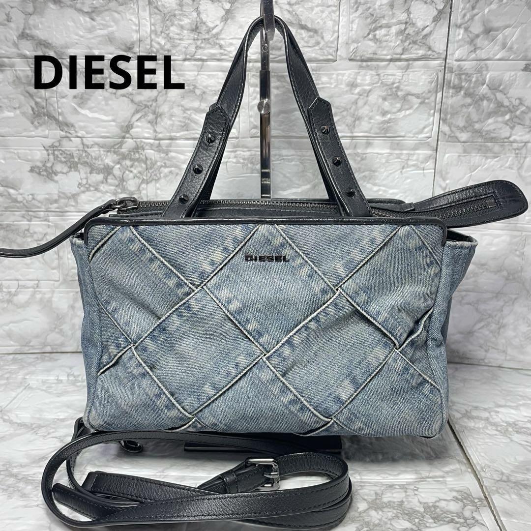 美品 DIESEL ディーゼル ハンドバッグ ショルダーバッグ 2way 美品 DIESEL ディーゼル ハンドバッグ ショルダーバッグ 2way