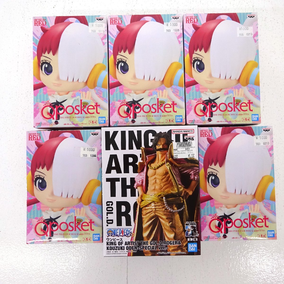 ☆未開封☆ワンピース プライズフィギュア まとめ売り 計50点 ☆未開封☆ワンピース プライズフィギュア まとめ売り 計50点