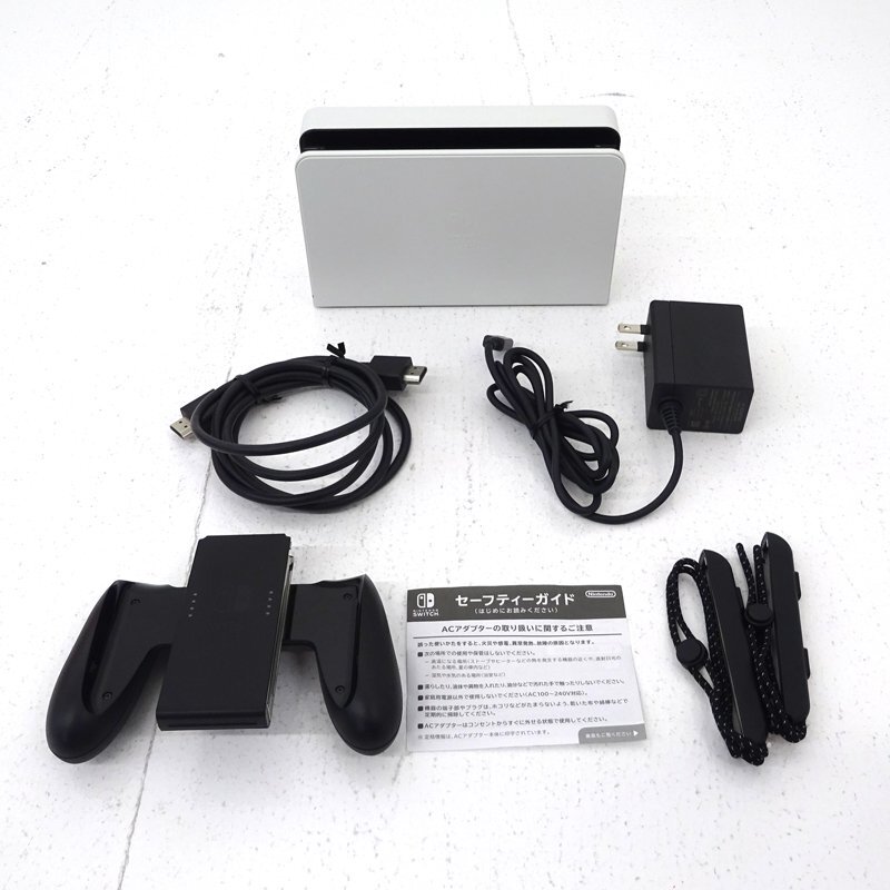 ☆中古☆Nintendo Switch 本体 Joy-Con(L)/(R)ホワイト 有機EL