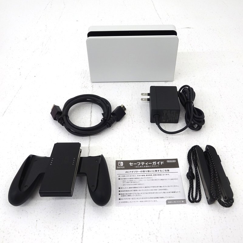 ☆中古☆Nintendo Switch 本体 Joy-Con(L)/(R)ホワイト 有機EL