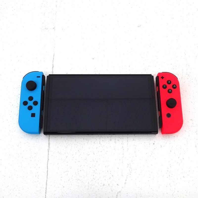 ☆中古☆Nintendo Switch 本体 Joy-Con(L)ネオンブルー/(R