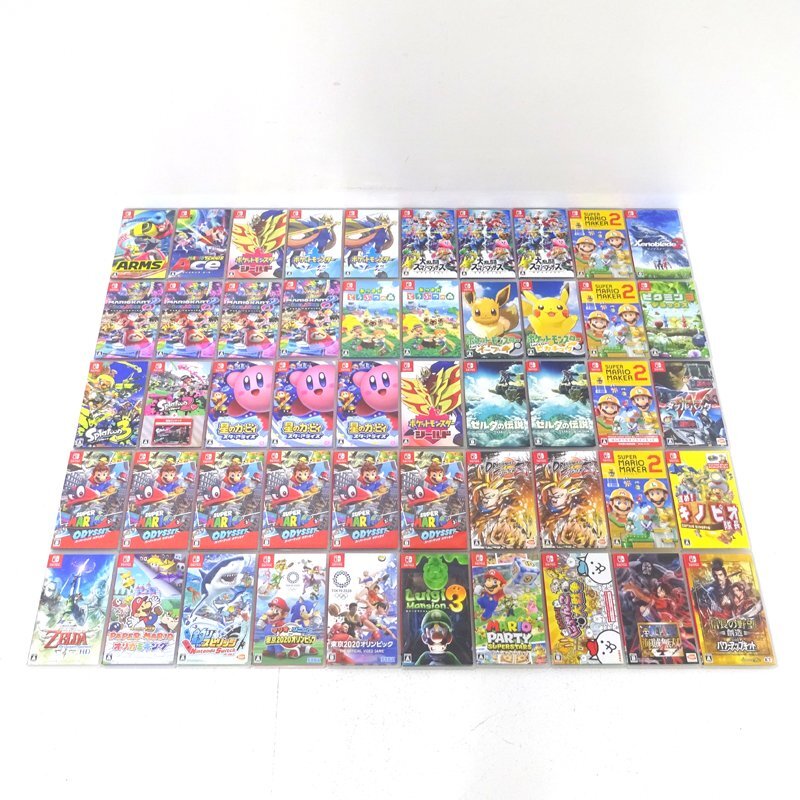 ☆中古☆Nintendo Switchソフト まとめ売り 計50本 (ピクミン ☆中古☆Nintendo Switchソフト まとめ売り 計50本 (ピクミン