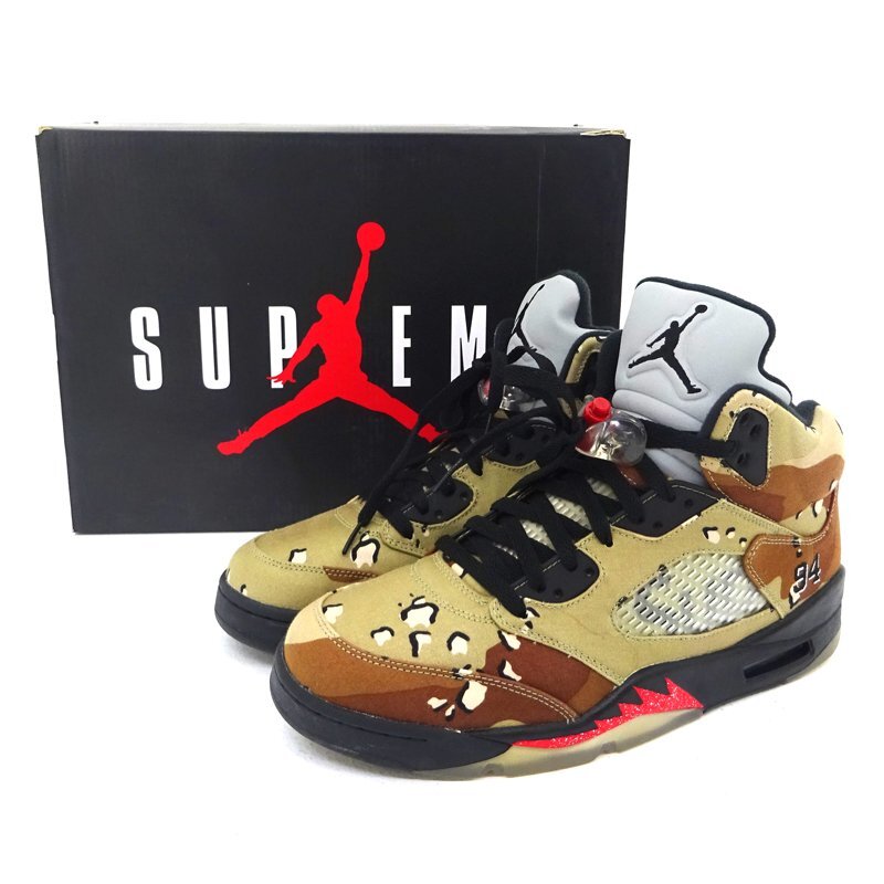☆中古☆NIKE×Supreme(ナイキ×シュプリーム) AIR JORDAN 5 RETRO ☆中古☆NIKE×Supreme(ナイキ×シュプリーム) AIR JORDAN 5 RETRO