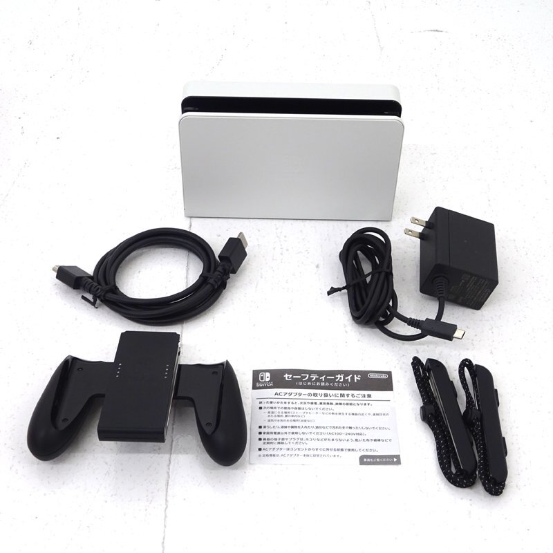 ☆中古☆Nintendo Switch 本体 Joy-Con(L)/(R)ホワイト 有機EL ☆中古☆Nintendo Switch 本体 Joy-Con(L)/(R)ホワイト 有機EL