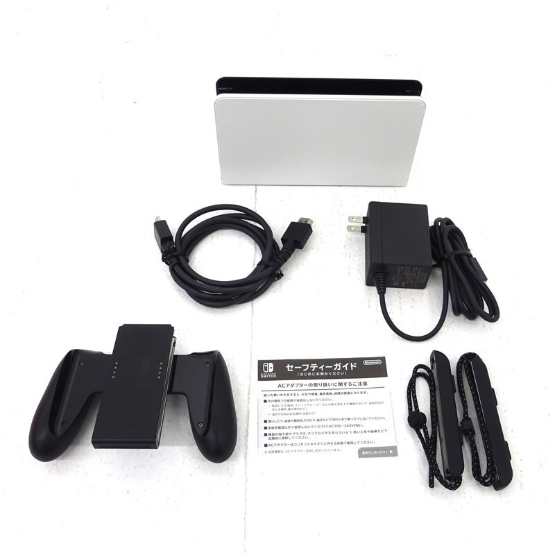 ☆中古☆Nintendo Switch 本体 Joy-Con(L)/(R)ホワイト 有機EL ☆中古☆Nintendo Switch 本体 Joy-Con(L)/(R)ホワイト 有機EL