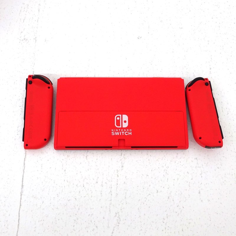 ☆中古☆Nintendo Switch 本体 Joy-Con(L)/(R)マリオレッド 有機 ☆中古☆Nintendo Switch 本体 Joy-Con(L)/(R)マリオレッド 有機
