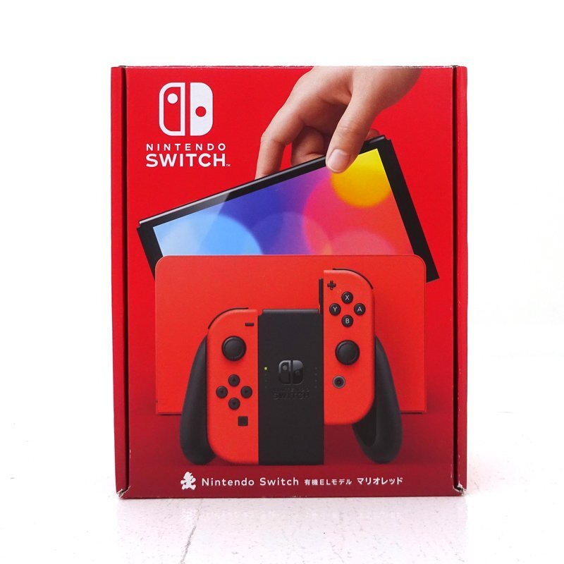 ☆中古☆Nintendo Switch 本体 Joy-Con(L)/(R)マリオレッド 有機 ☆中古☆Nintendo Switch 本体 Joy-Con(L)/(R)マリオレッド 有機